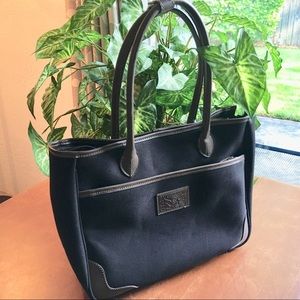 American Living Black Satchel Tote 👜 Bag 13 x 15